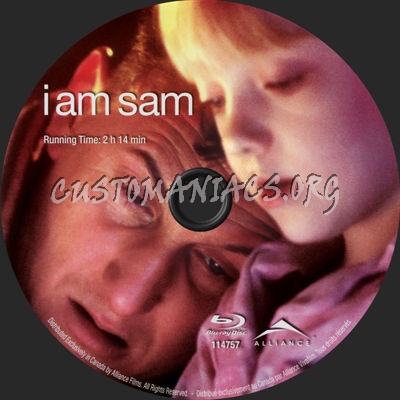 I Am Sam blu-ray label