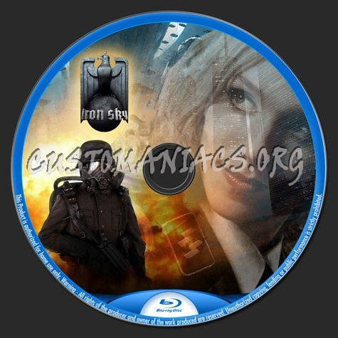 Iron Sky blu-ray label