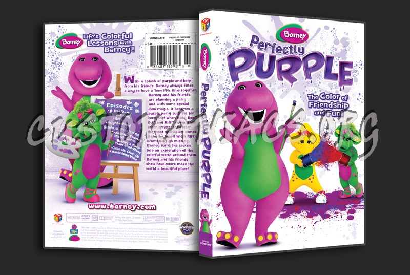 Barney Perfectly Purple dvd cover