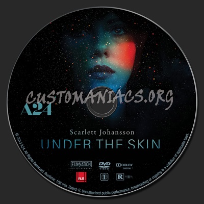 Under the Skin dvd label