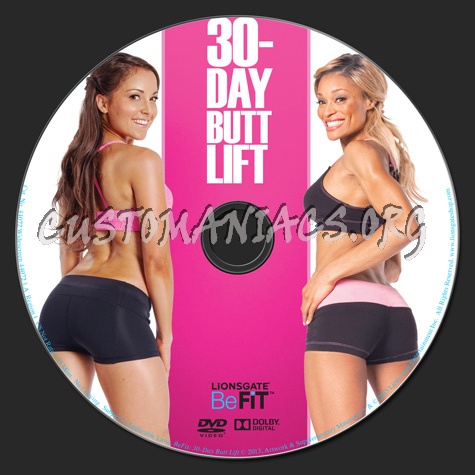 Be Fit 30-Day Butt Lift dvd label