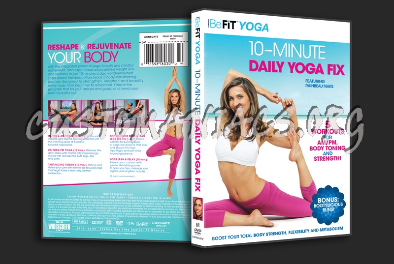 Be Fit Yoga 10-Minute Daily Yoga Fix dvd cover