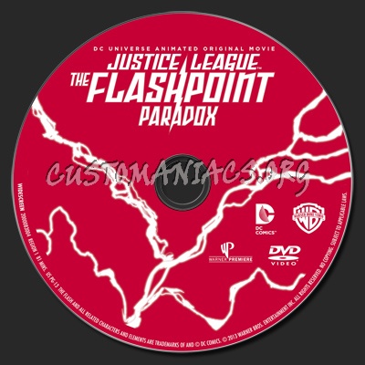 Justice League: The Flashpoint Paradox dvd label