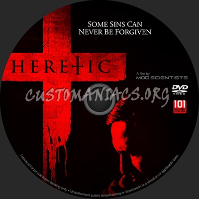 Heretic dvd label