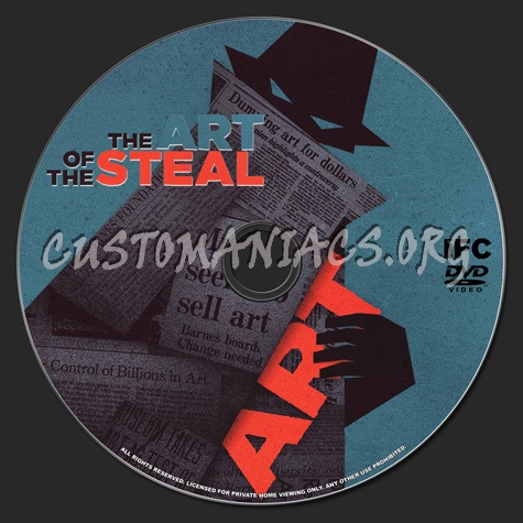 The Art of the Steal dvd label