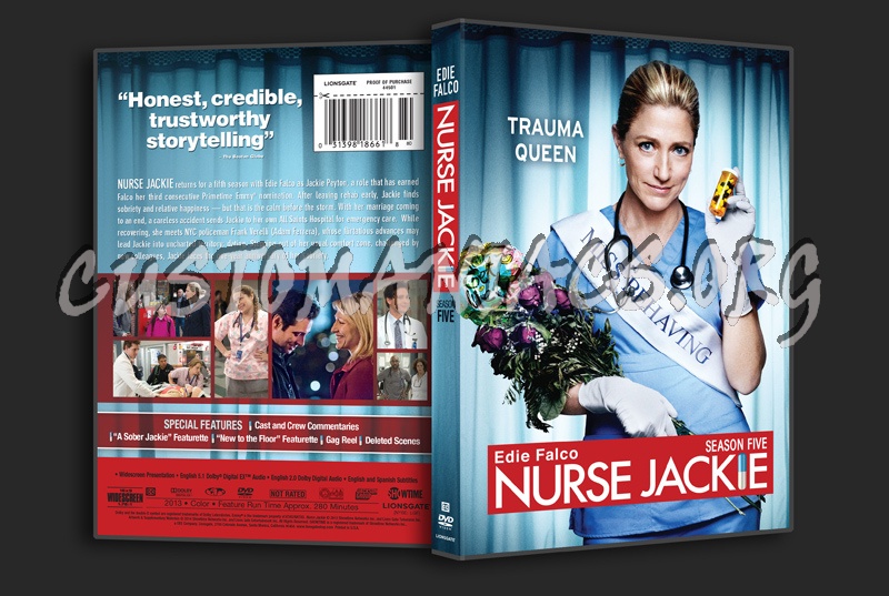 Nurse Jackie Season 5 dvd cover