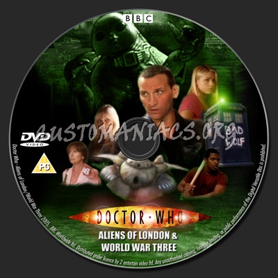 Doctor Who - New series 1 dvd label