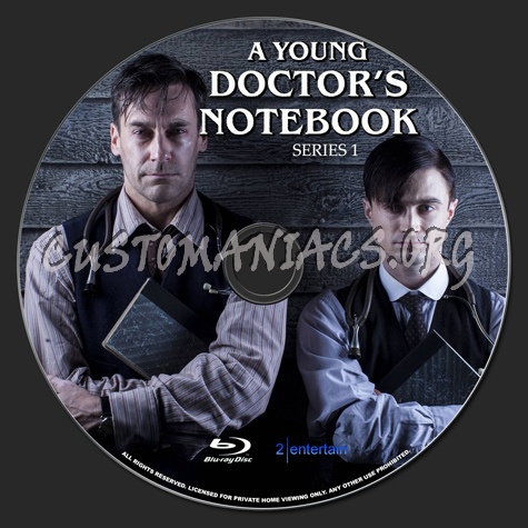 A Young Doctor's Notebook Series 1 blu-ray label