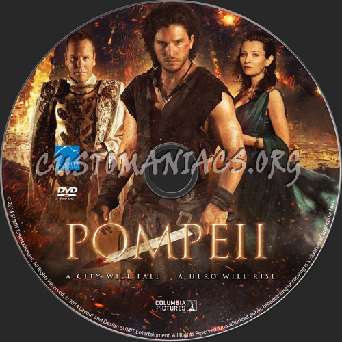 Pompeii dvd label