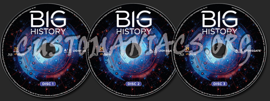 Big History blu-ray label