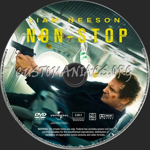 Non-Stop dvd label