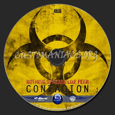 Contagion blu-ray label