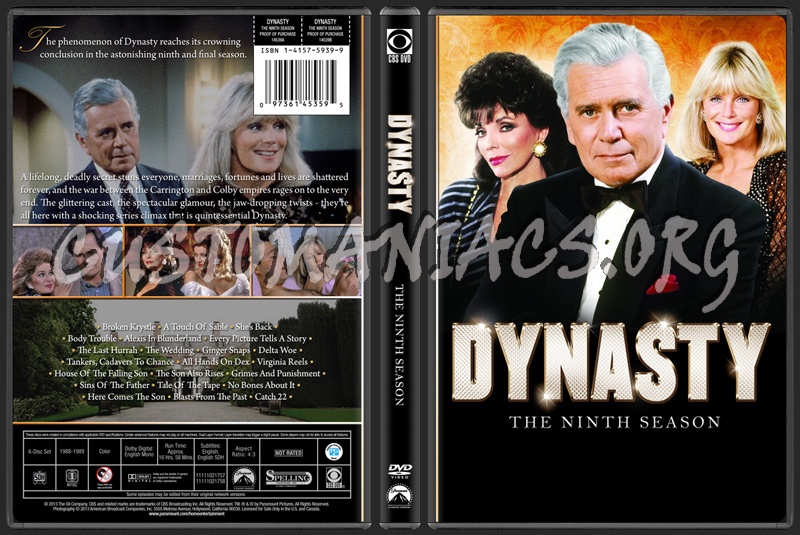 Dynasty - The Ninth Season & The Reunion dvd cover