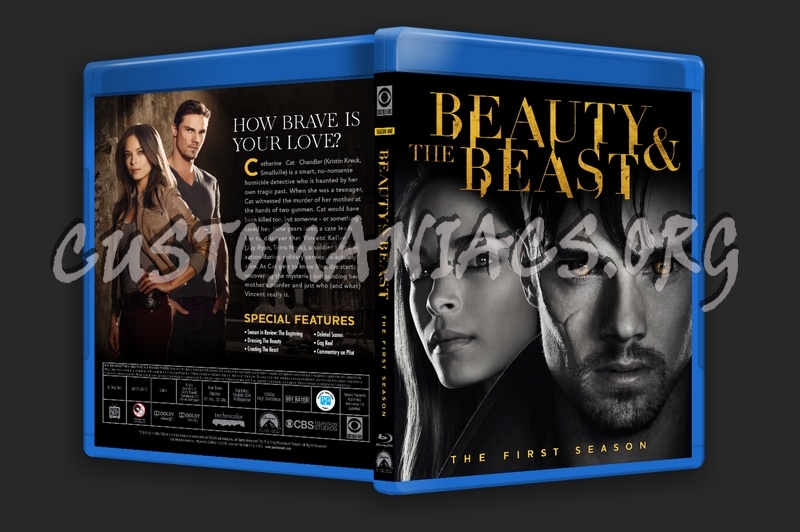 Beauty & The Beast - The First Season blu-ray cover