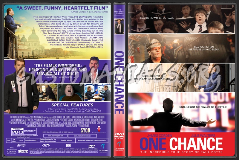 One Chance dvd cover