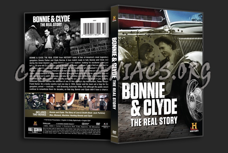 Bonnie & Clyde The Real Story dvd cover