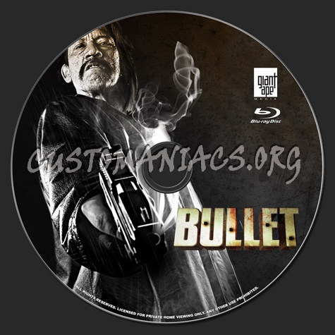 Bullet blu-ray label