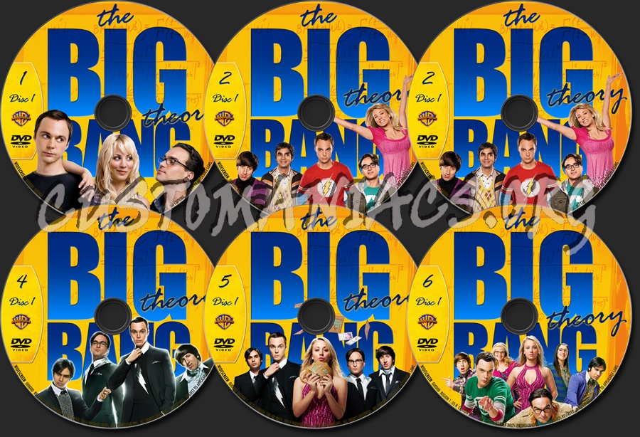 The Big Bang Theory dvd label