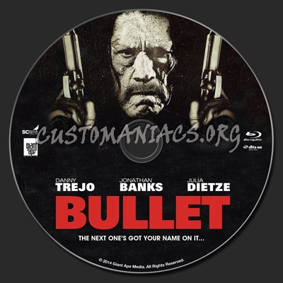 Bullet (2014) blu-ray label