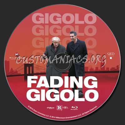 Fading Gigolo blu-ray label