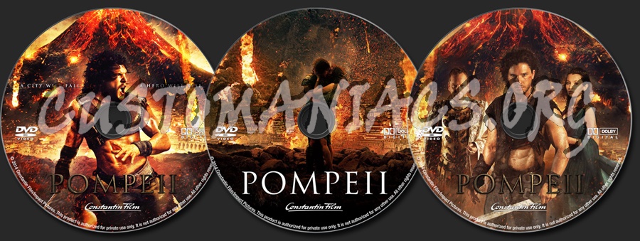 Pompeii dvd label