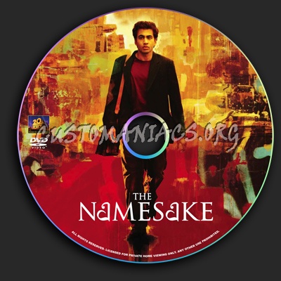 The Namesake dvd label