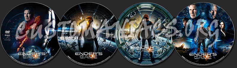 Ender's Game dvd label