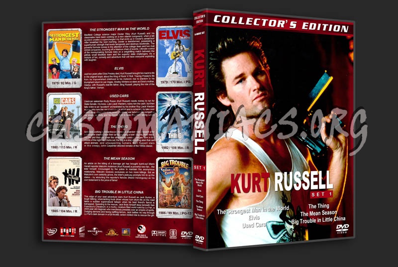 Kurt Russell Collection - Set 1 dvd cover