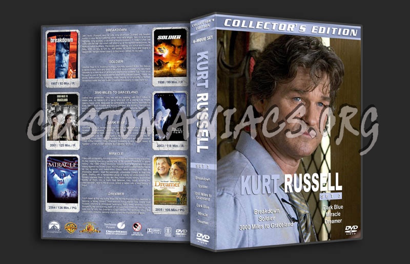 Kurt Russell Collection - Set 3 dvd cover