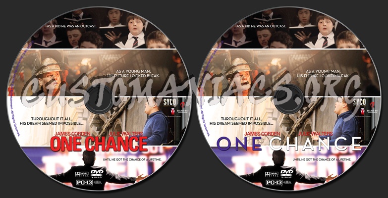 One Chance dvd label