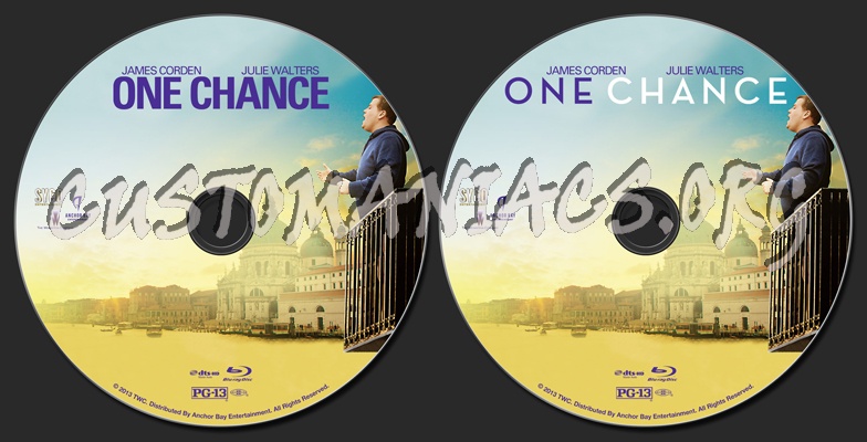 One Chance blu-ray label