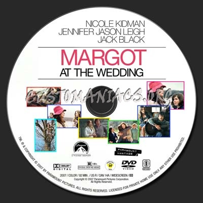 Margot At The Wedding dvd label