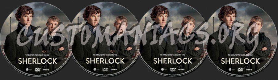 Sherlock Season 1 dvd label