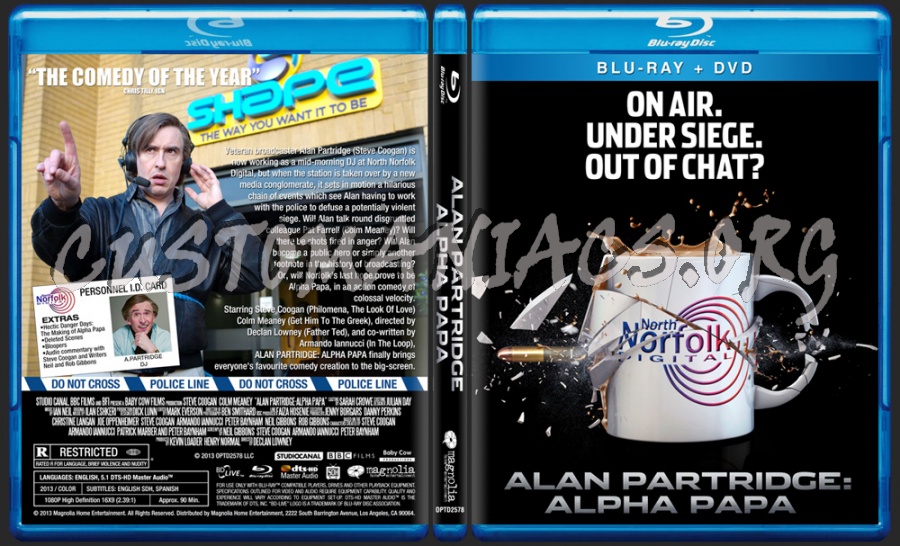 Alan Partridge: Alpha Papa blu-ray cover