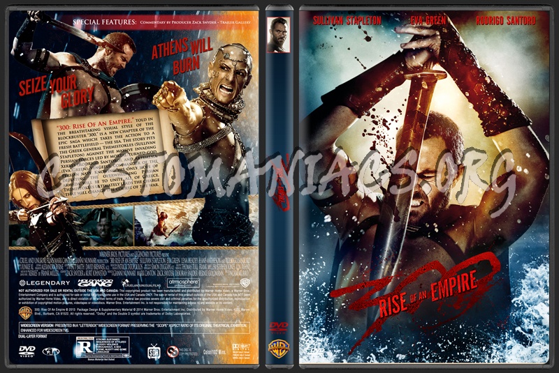 300: Rise Of An Empire dvd cover