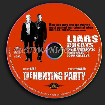 Hunting Party, The dvd label