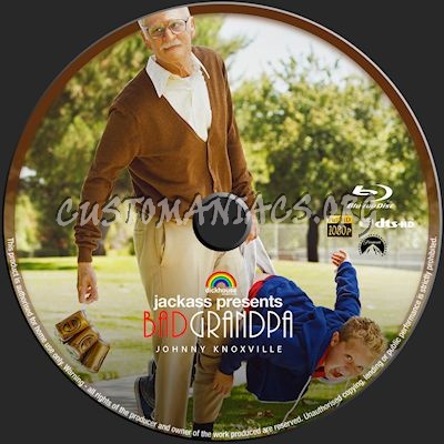 Bad Grandpa blu-ray label