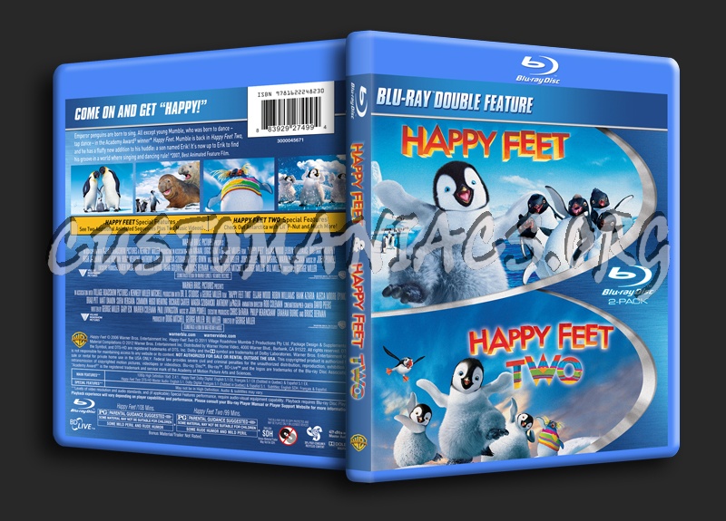 Happy Feet Double Feature blu-ray cover