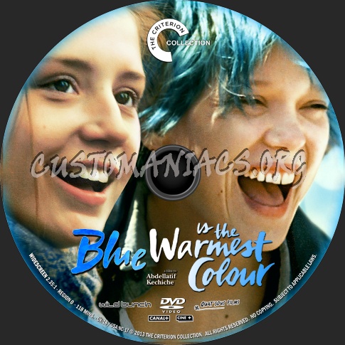 Blue Is the Warmest Color (2013) dvd label