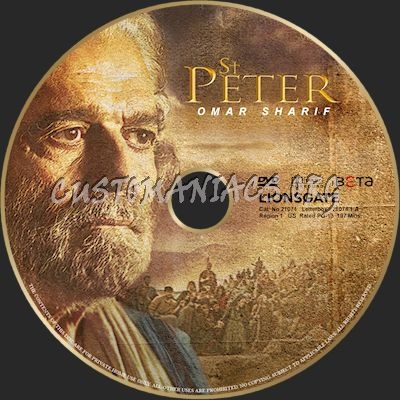 St. Peter dvd label