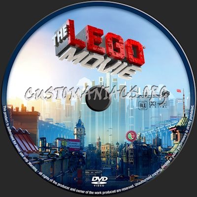 The Lego Movie dvd label