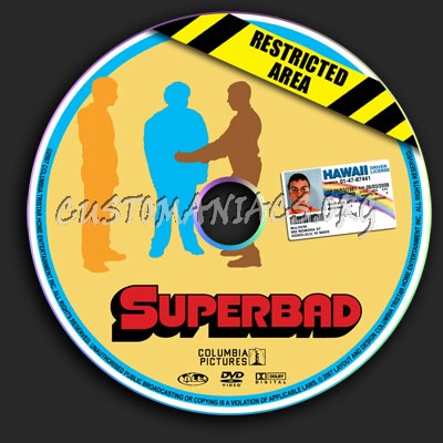 Superbad dvd label