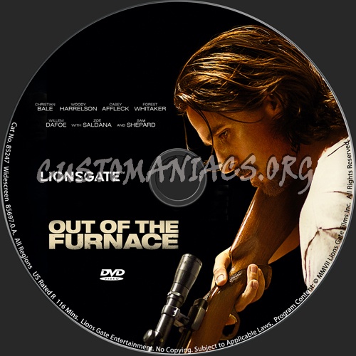 Out Of The Furnace dvd label