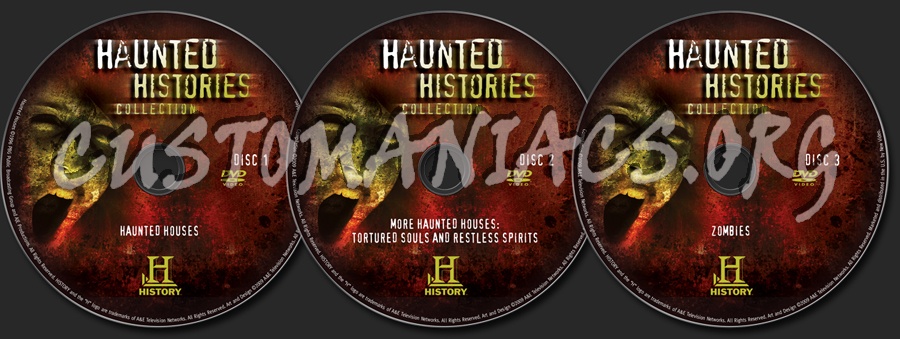 Haunted Histories Collection Volume 3 dvd label