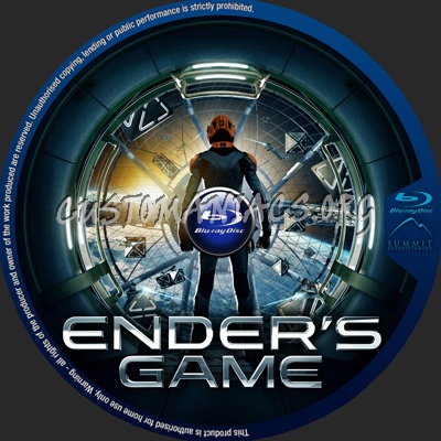 Ender's Game blu-ray label