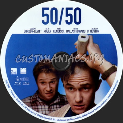 50/50 blu-ray label