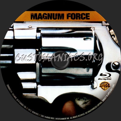 Magnum Force blu-ray label