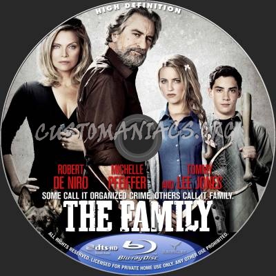 The Family blu-ray label