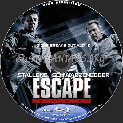 Escape Plan blu-ray label