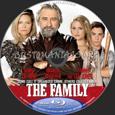 The Family blu-ray label